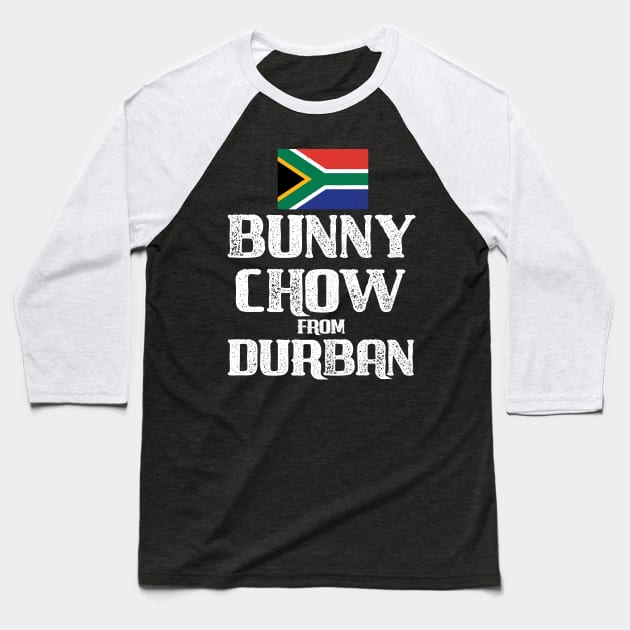 South African Bunny Chow from Durban TShirt Baseball T-Shirt by Antzyzzz